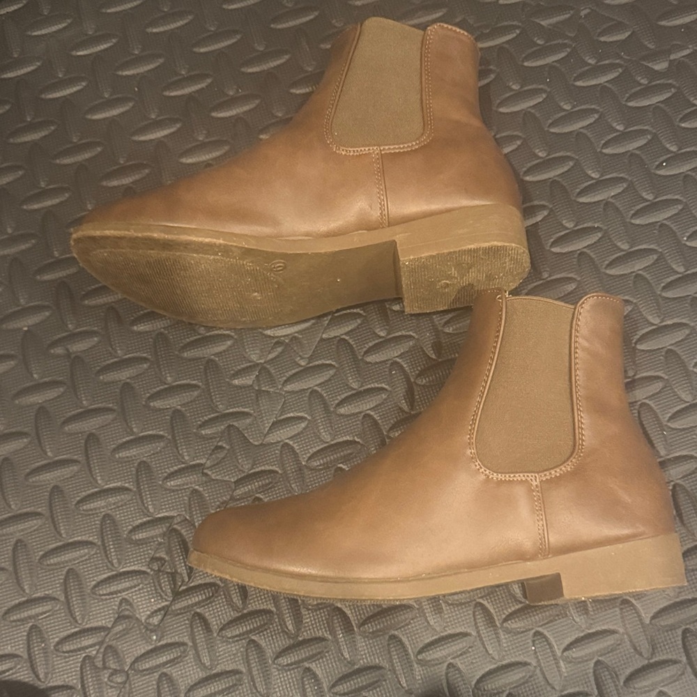 Tan Ankle Boots - like new worn one time - Picture 2 of 7